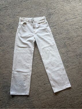 Agolde-HarperStraight-Leg Jeans size 28 in White Wash. retails for $248.